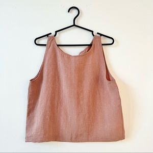 WE ARE STORIES • Dogwood Linen Tank 🧡